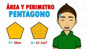 formula para sacar el area de un pentagono