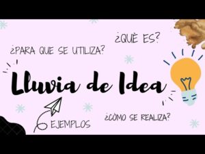 lluvia de ideas ejemplos
